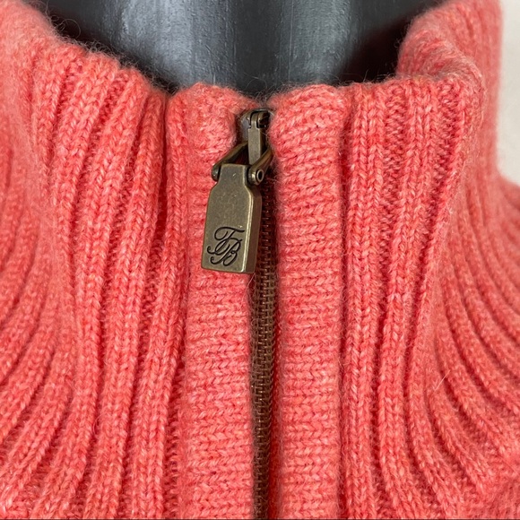 Tommy Bahama 100% Cashmere Orange Pullover Medium - Picture 3 of 12